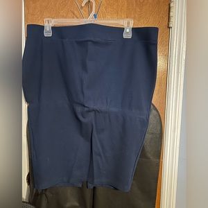 Torrid Navy blue pencil skirt